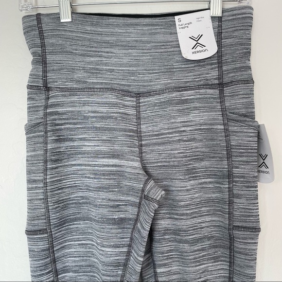 ✨SOLD✨Xersion High Rise Full Length Fleece Lines Leggings Size Small - Picture 3 of 9